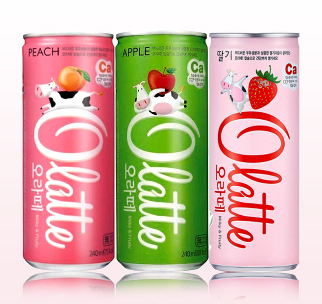 동아 오라떼 240ml 피치10 애플10 딸기10 총 30캔, 30개