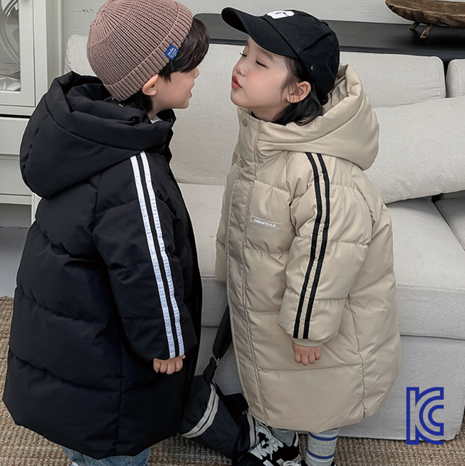 홈브라운 아동용 웰론 롱패딩
