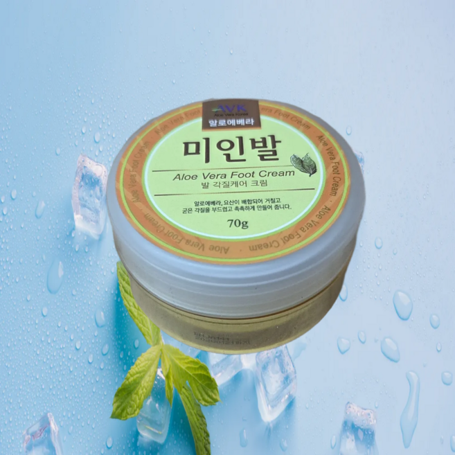 오늘 미인발 명품 풋크림 발각질제거, 70g, 4개, 1개입