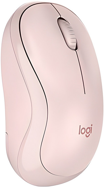 로지텍 무소음 블루투스 무선 마우스, M240, 로즈핑크