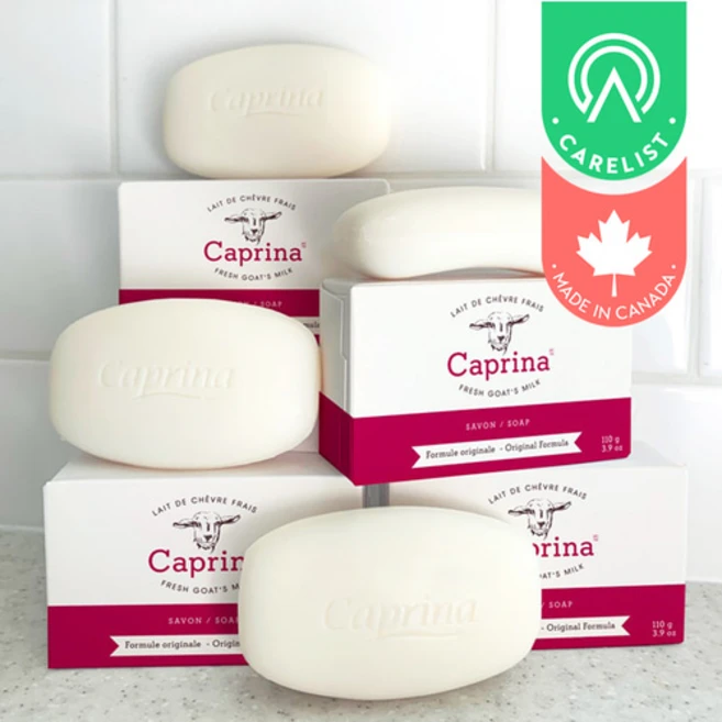 캐나다 카프리나 오리지널 고트 밀크 산양비누 오리지널 향 110g 4개, 4개입 - 쿠팡