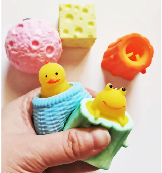 ts 1000 (까꿍 주물럭) 두더지말랑이 말랑이 까꿍두더지, 5, 5개