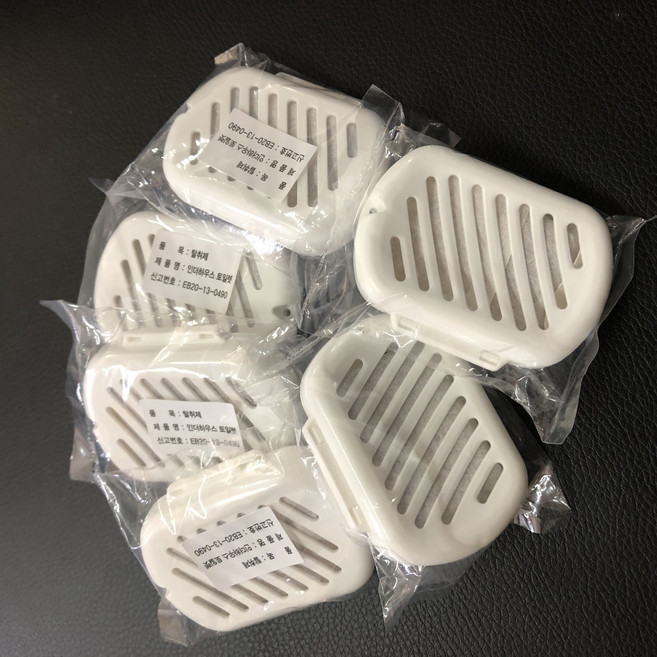 인더하우스 토일렛 소변기세정제 1 SET 1년 사용, 6개, 20g