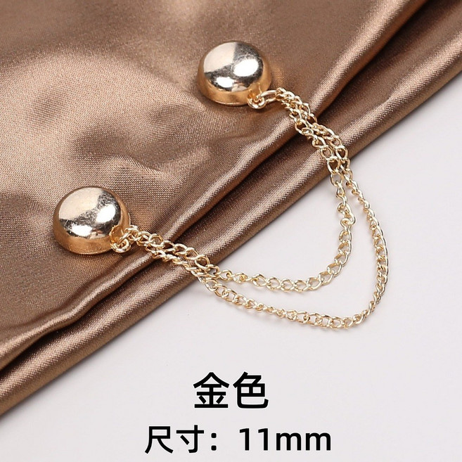 褲腳磁吸扣, 1個, 金色