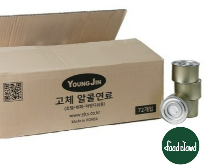 영진 고체알콜 250g x 72 - 1박스, 72개