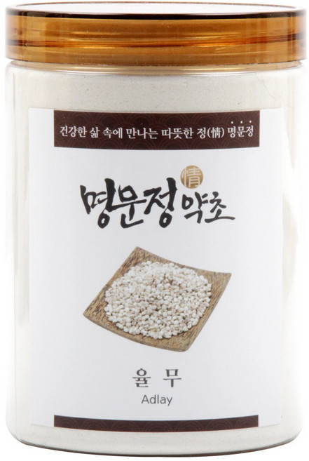 명문정약초 율무 분말 의이인 생율무 가루 국산, 350g, 1개