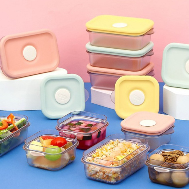 에디슨 에코젠 이유식용기 반찬통세트 / 스몰 3p 라지 2p 선택1, 1세트, 라지(2P) / 핑크(EE0069), 200ml