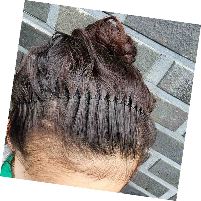 잔머리 정리 헤어핀 메탈 올림머리
