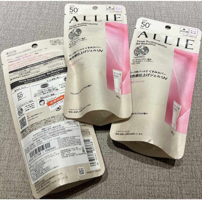 ALLIE 持采濾鏡調色UV防曬乳 薔肌玫香, 1件, 持采-薔肌玫香60g-2026.07, 60ml