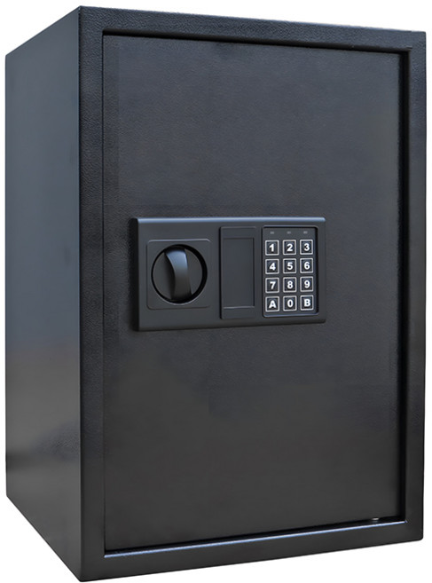 Kleeno 숫자 키패드 대형 금고 스마트 가정용 금고, 350*300*500mm, 블랙