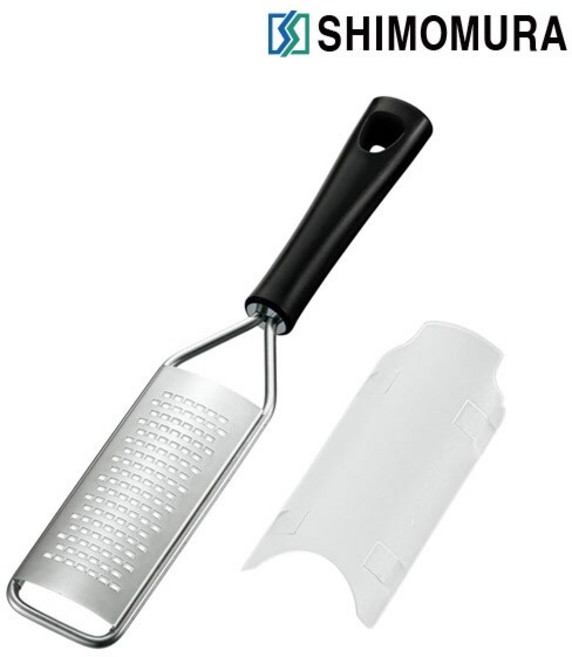 [시모무라] 치즈 그레이터 강판 (KIB-206), 1개, 블랙