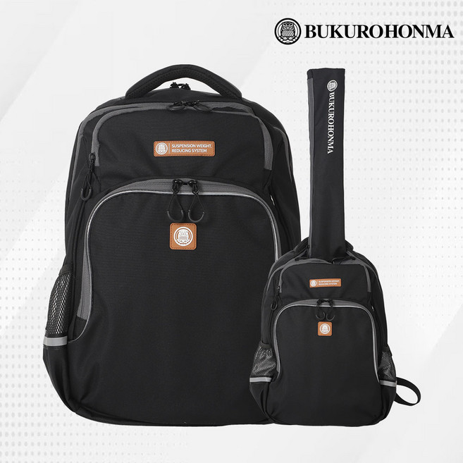 부쿠로혼마 프리미엄 파크골프 백팩 파크채배낭 블랙 (B3FUPH02), 블랙(B3FUPH02), ONE