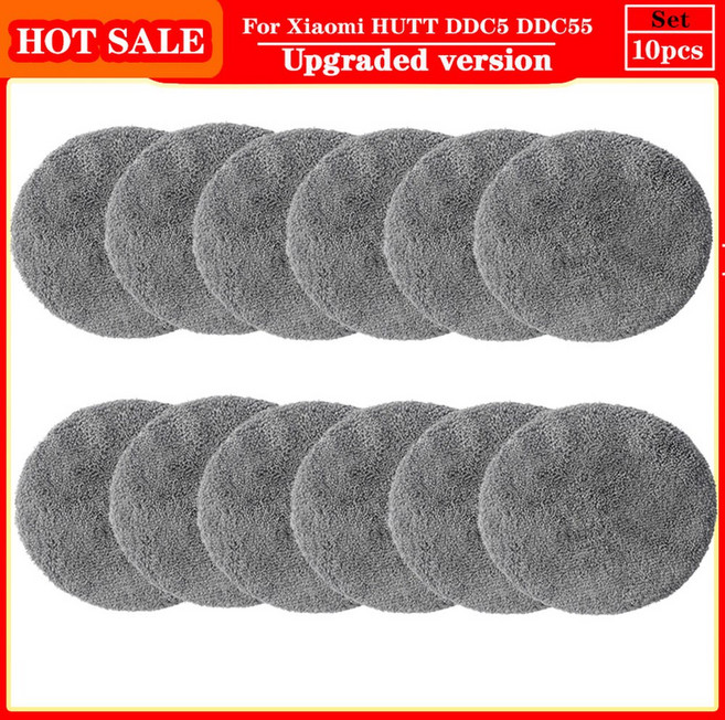 HUTT DDC5 DDC55 DDC6 PuRuikai N361 창문 청소 걸레 부품 전기 청소기 로봇 예비 키트, 10pcs