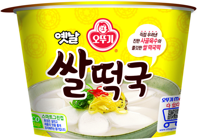 오뚜기 옛날 쌀떡국 x12개, 166.6g, 12개