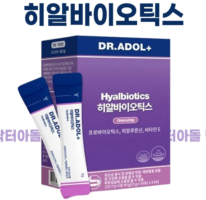 닥터아돌 히알바이오틱스 유산균, 90g, 1개 - 쿠팡