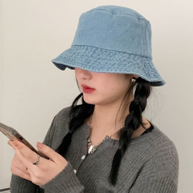 벙거지모자 데님 남자 청 모자 여자