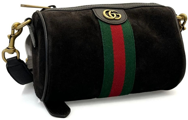 구찌 mini Ophidia signature Web-stripe trim cross body bag