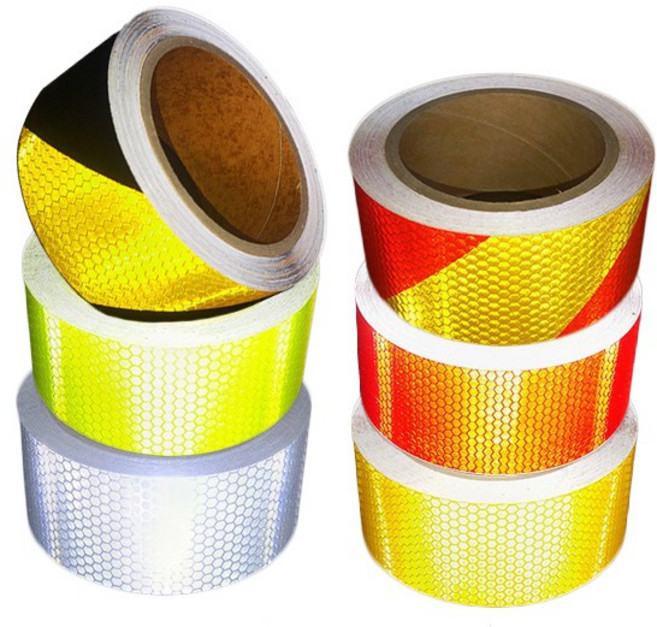 소유 고휘도 반사 테이프 벌집 재귀 안전 스티커시트 50 -100mm폭, 1개