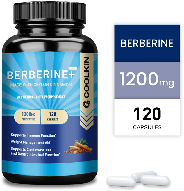 베르베린 + 실론 시나몬 1200mg - 혈당 및 콜레스테롤 수치 개선, 2개, 120정 - 쿠팡