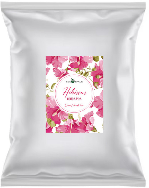 [티스페이스] 프리미엄 히비스커스 허브차 대용량 1kg 카페용 업소용, 1개, 1개입
