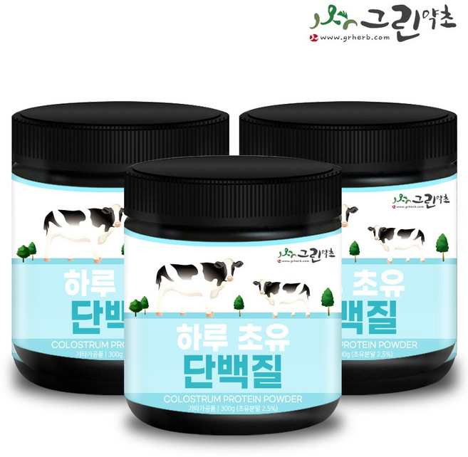 하루 초유 단백질 초유프로틴 300g 단백질분말, 3개