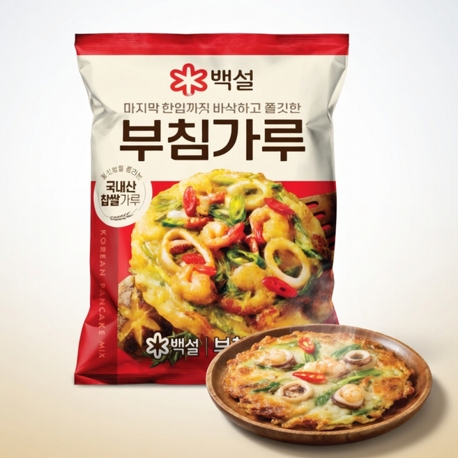 백설 부침가루, 1kg, 1개