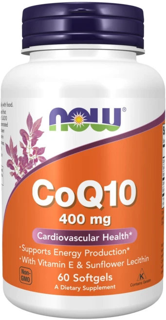 나우푸드 CoQ10 400mg 소프트젤, 1개, 60정 - 쿠팡