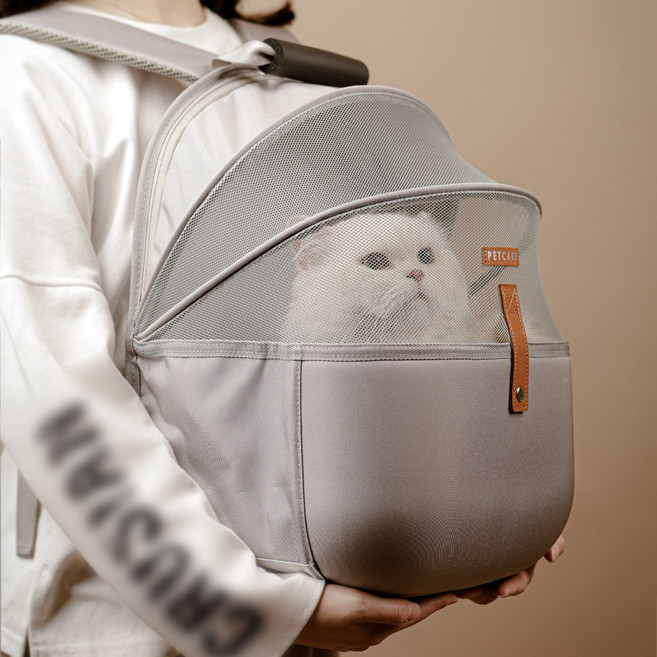 펫케어 스위트백 폴딩 돔형 백팩 플러스 고양이 강아지 가방 이동장, 단품, 1개