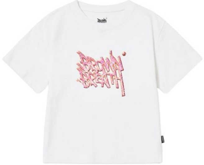 국내매장상품 BROWNBREATH 브라운브레스 반팔티 W DOUGHNUT TAG TEE - WHITE 386232