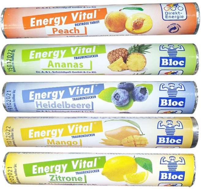 에너지바이탈 포도당캔디 18정X4개 (랜덤발송-맛골고루) 에너지캔디 먹는포도당, 4개, 42g