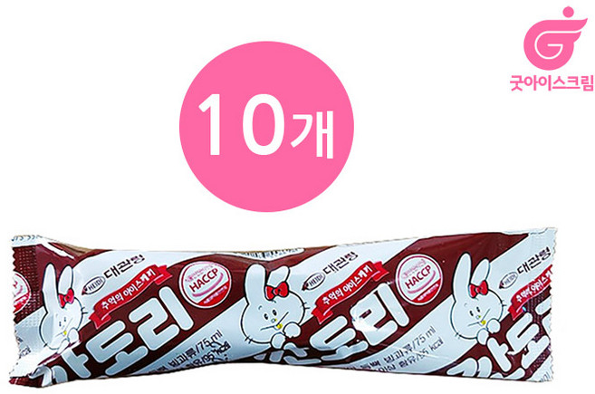 깐도리 아이스크림 (열개), 70ml, 10개