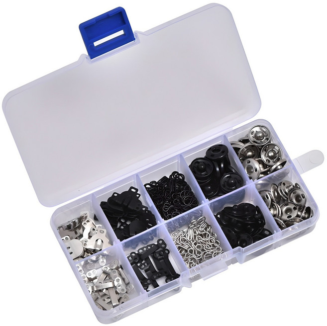 코히모 의류 마이깡 후크 똑딱이 단추 40p + 바지후크 20p + 옷깃 후크 40p, 혼합색상, 1개