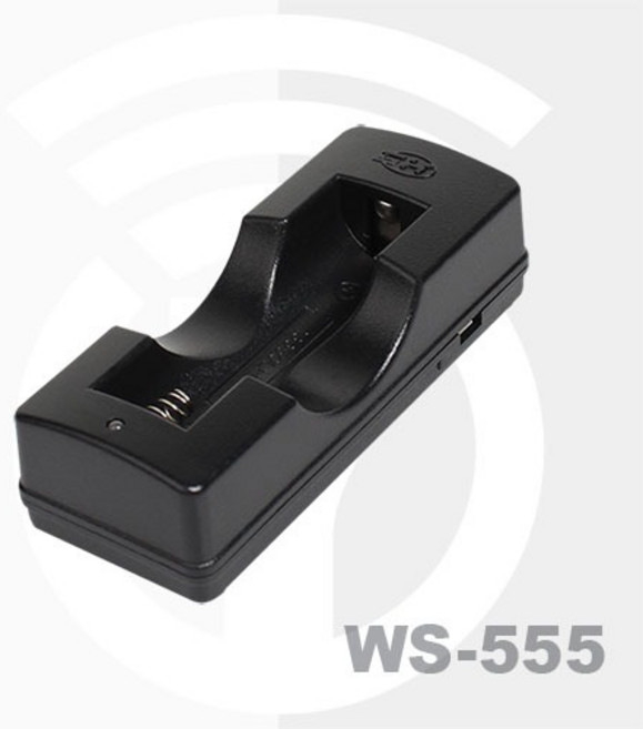 우신벨로프 WS-0555 5핀 18650 배터리 건전지 충전기, 상세페이지 참조, 1개
