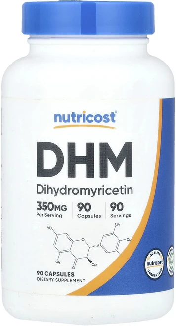 Nutricost DHM 350mg 캡슐 90정, 1개 - 쿠팡