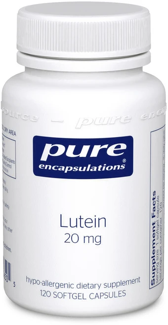퓨어인캡슐레이션 루테인 20mg 소프트젤 캡슐, 1개, 120정 - 쿠팡