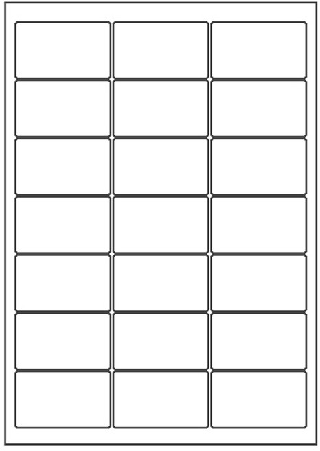 오피스라벨 A4 라벨지 21칸(3x7) 100매 흰색 우편발송라벨 엽서라벨 DM라벨 주소라벨 폼텍 규격 라벨용지 라벨지, 100개