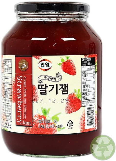 진양 딸기잼 -병, 1개, 2kg