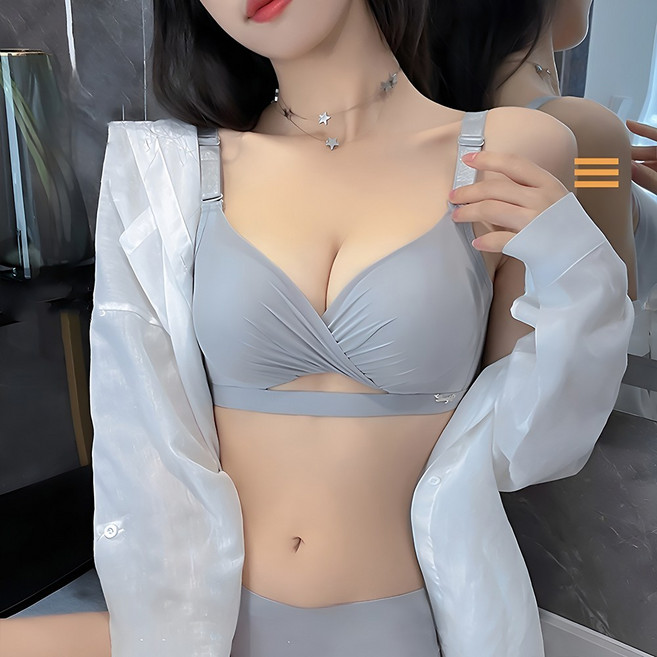 복우롱 노와이어 5CM 싹 모아주는 왕뽕브라 심리스 볼륨브라 988