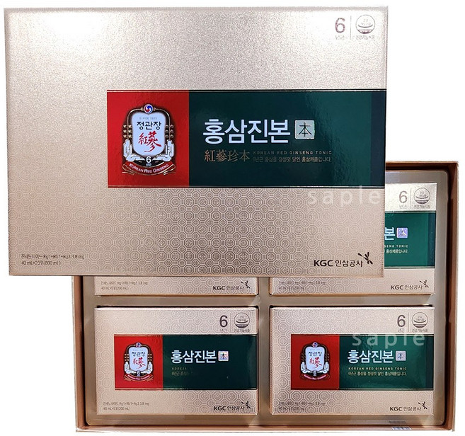 정관장 홍삼진본 파우치, 40ml, 20개