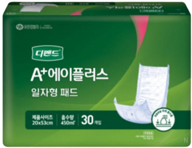 디펜드 남녀공용 에이플러스 일자형 속기저귀 성인기저귀/패드, FREE(onesize), 30개입, 30개입 3개