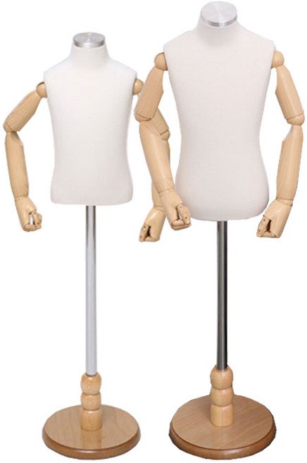 아동용우레탄 마네킹+플라스틱피노키오팔+나무원발판 풀세트, 1개, 아동7~8세