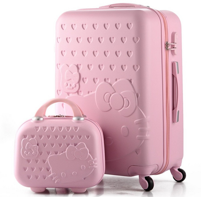 기내용 헬로키티 캐리어 20 22 24 26 28 인치 예쁜 소형 핑크