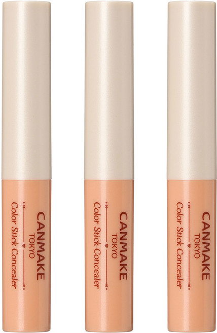캔메이크 컬러 스틱 컨실러 1.9g, 애프리콧 3, 3개