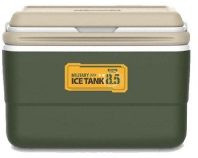 코멕스 캠핑 아이스탱크, 밀리터리 그린, 8.5L