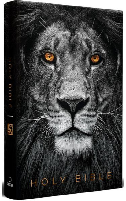 by ORIGIN Author KJV 킹 제임스 바이블 성경 대형 인쇄 핸디 사이즈 형식 하드커버 유다의 사자 리본 마커 빨간색 글자 중간 크기 인쇄판