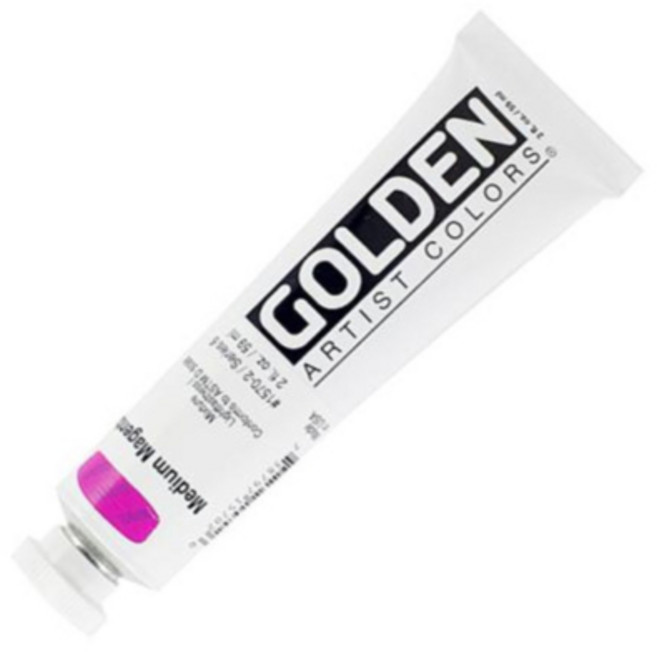 골덴헤비바디 아크릴물감 59ml 시리즈 6(색상 선택), 기본, 기본, 1570 / MediumMagenta