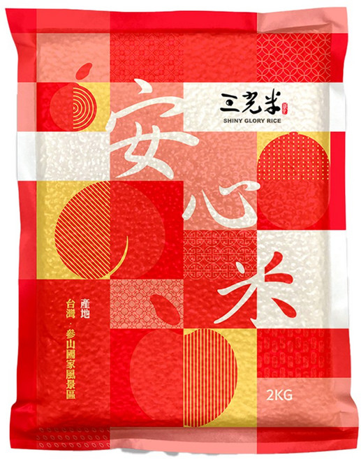 三光米 安心米 2KG, 1個, 安心米2kg