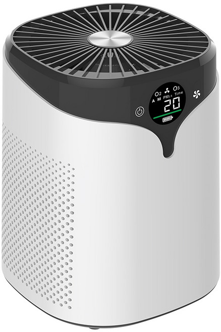 초미세먼지 제거 탁상용 공기청정기 저소음 냄새제거 소형 사무실 침실용, 화이트, PCXH-KJ