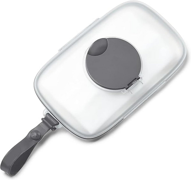 스킵 홉 온 더 고 물티슈 디스펜서 그립 앤 그레이, Grey, 1_1 Count (Pack of
