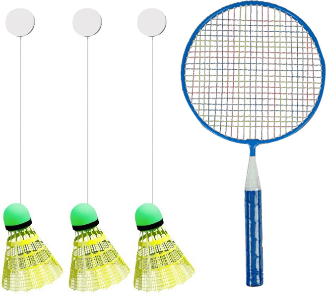 홈트 가정용 체지방 폭발 다이어트 1인용 배드민턴, 1개